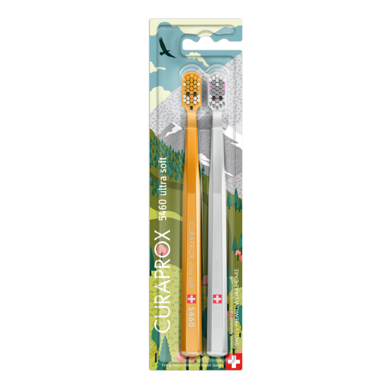 CURAPROX - Fox & Bunny 2024 5460 Ultra Soft - 2τεμ.
